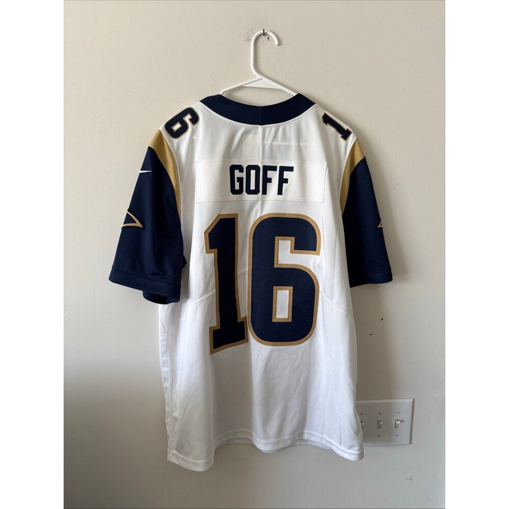 Men's Nike Jared Goff #16 Los Angeles Rams Vapor Limited NFL Jersey Sz XL - RARE - Picture 6 of 6